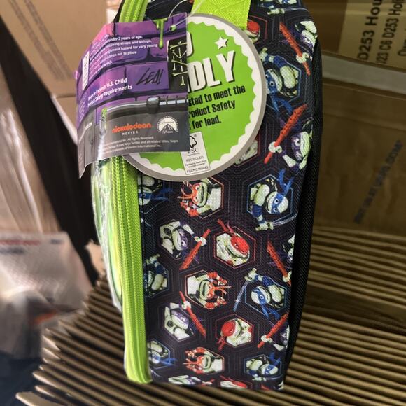 Teenage Mutant Ninja Turtles Mayhem TMNT Kids Insulated Lunch Bag Nickelodeon - Picture 2 of 4